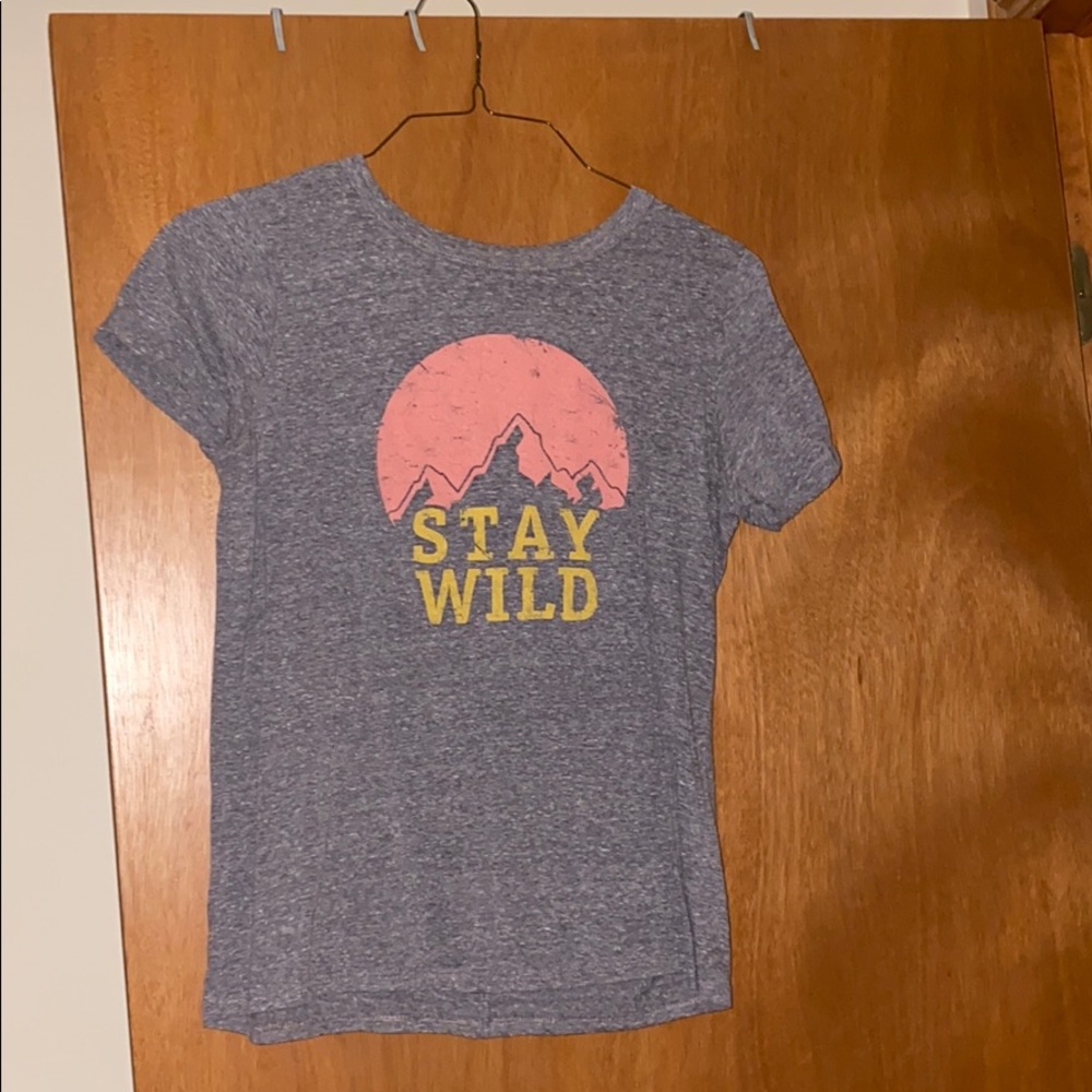 “stay wild” t-shirt